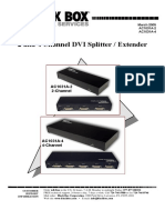 2 and 4 Channel DVI Splitter / Extender