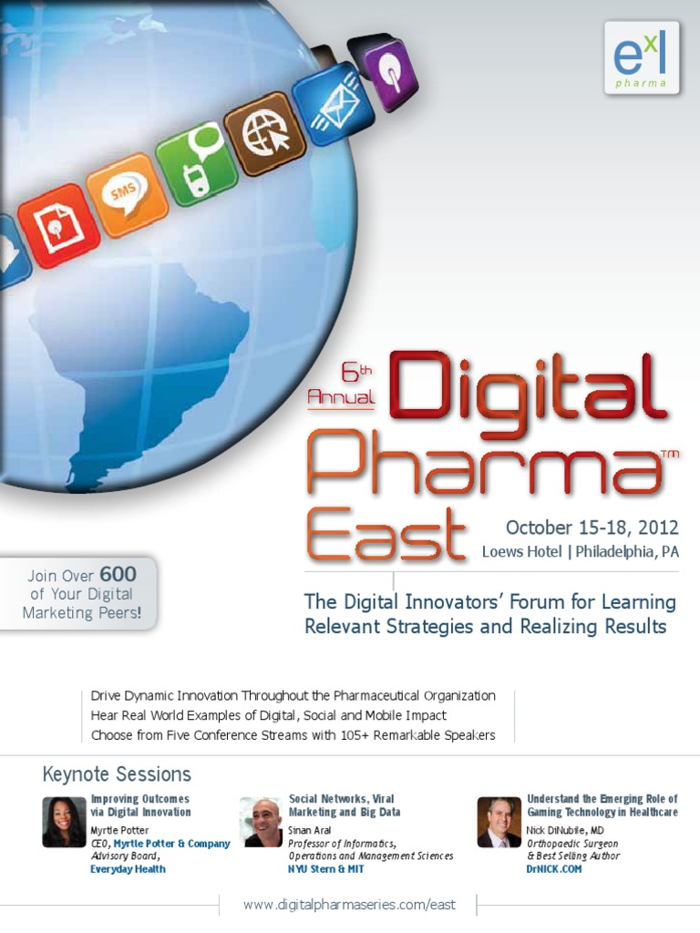 Digital Pharma East PDF Digital Marketing Marketing