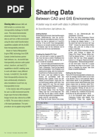 Sharing Data: Between CAD and GIS Environments