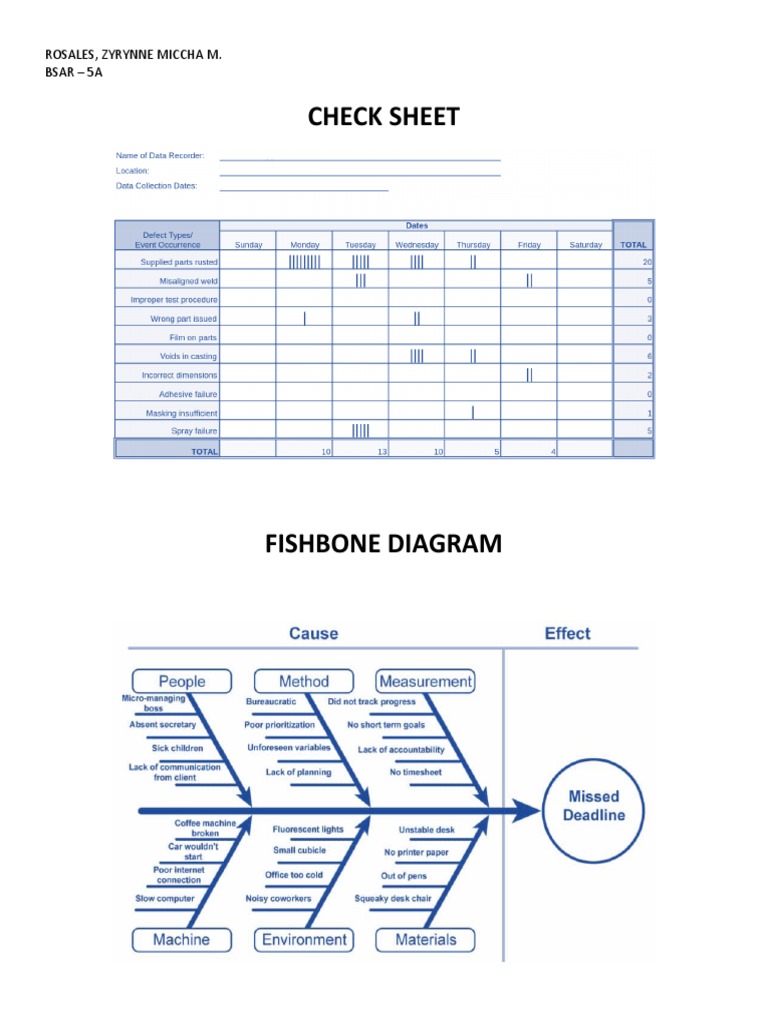 Check Sheet | PDF