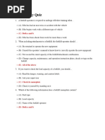 Forklift Safety Quiz: (C) Both A and B