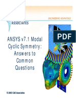 Cyclic Symmetry Topics 0