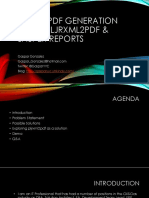 PDF Generation Using PLJRXML2PDF and Jasper