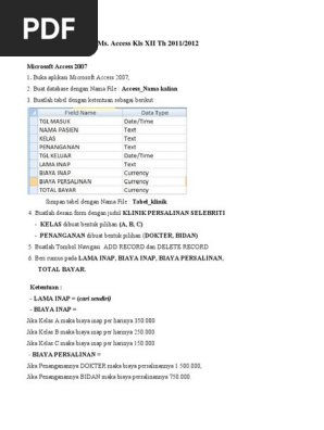 Soal Ujian Praktik Ms Word A Docx