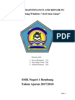 Proposal Kerja Proyek Maintenance & Repair PC