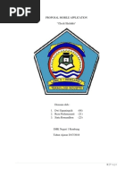 Proposal Kerja Proyek Mobile Application