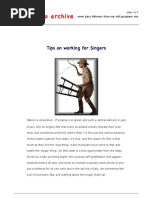 Download Tips on Working for Singers by Nick Weldon SN3678246 doc pdf
