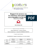 Rapport de Mesures Sur Les Émissions Atmosphériques PDF
