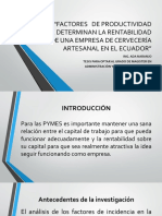 Factores que determinan la rentabilidad de una cervecería artesanal