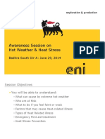 Awareness Session On Hot Weather & Heat Stress