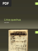 Lírica quechua
