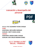 Evaluación y Desempeño Del Personal