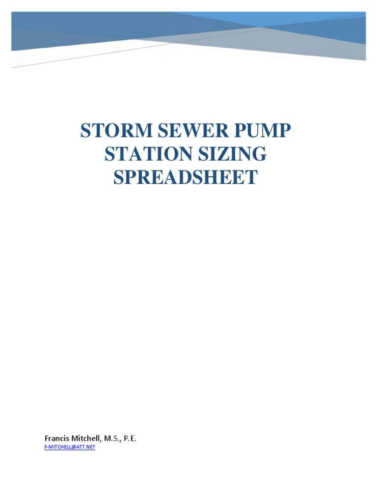 Pump Station Design Manual PDF Flood Discharge (Hydrology)