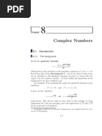 Complex Numbers: 8.1.1 The Background