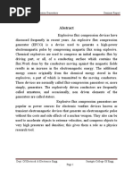 Explosive Flux Compression Generator