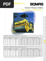 Tandem BW 141 Bomag