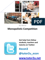 Monopolistic Competition: A2 Micro