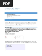 LAB 13 Structures in C++: 13.1 Objectives