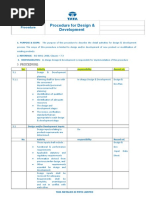 03) Procedure For Design & Development