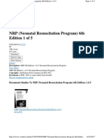Scribd: NRP (Neonatal Resuscitation Program) 6th Edition 1 of 5