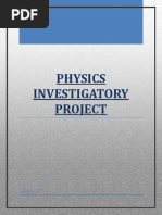 Investigatory Project Tangent Galvanometer