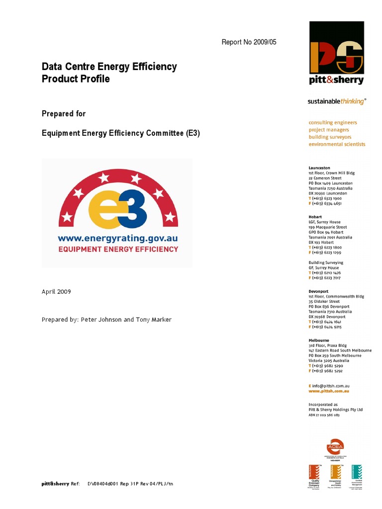 Data Centre Efficiency 0 | PDF | Data Center | Efficient Energy Use