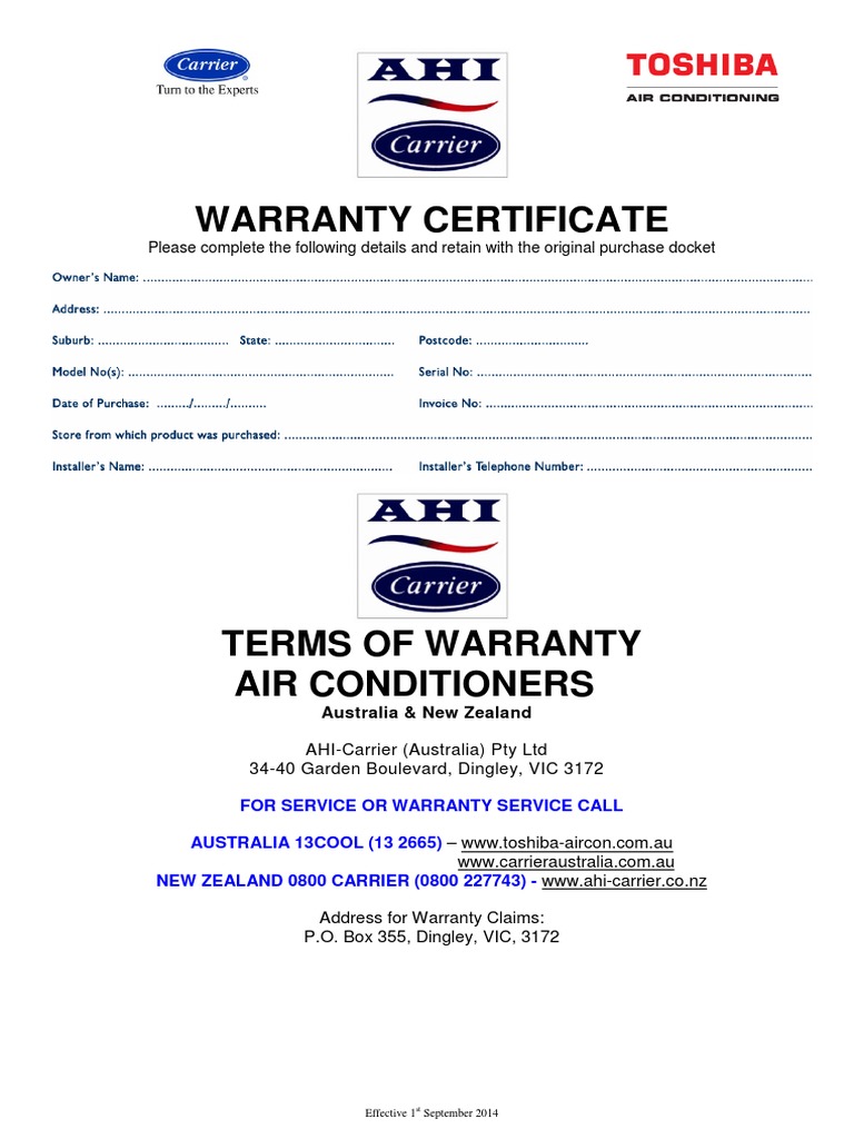 Product Warranty Certificate Template PDF Nature