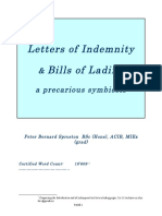 Bills of Lading and Letters of Indemnity