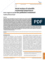 Biosorption Critical Review of Scientific PDF