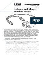 PS/2 Keyboard and Mouse Emulation Device: OCTOBER 2007 AC247A