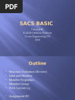 Sacs Software Tutorial For Offshore Structures Pdf Software Computing