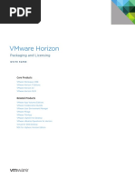 Vmware Horizon Pricing Packaging Guide