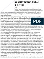Jual Software Toko Emas Terbaik 1 Jakarta Surabaya Bandung Malang Denpasar