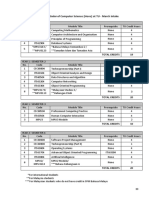 Programme Structure - Bachelor of Computer Science (Hons) at TU - March Intake