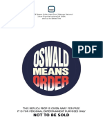 Oswald Means Order - Batman Returns
