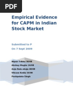 Download Capm Evidence indian stock market by nipuntrikha SN36784964 doc pdf