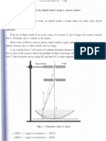 11 Refractive Index - Using Concave Mirror