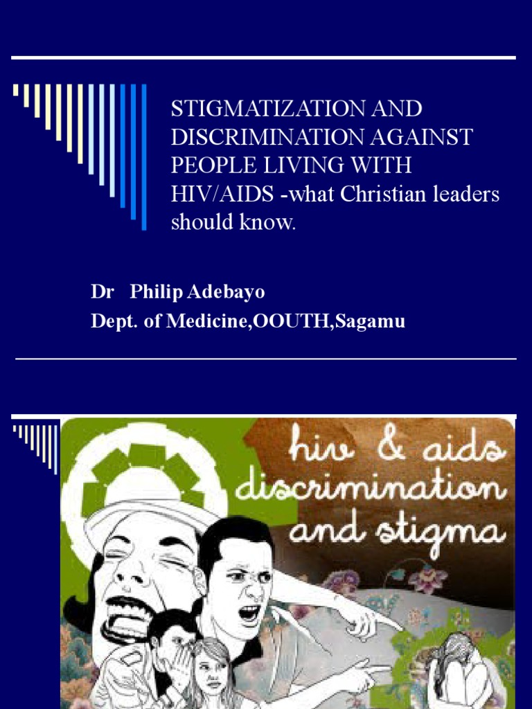 Stigmatization and Discrimination Against People Living With Hiv | PDF ...