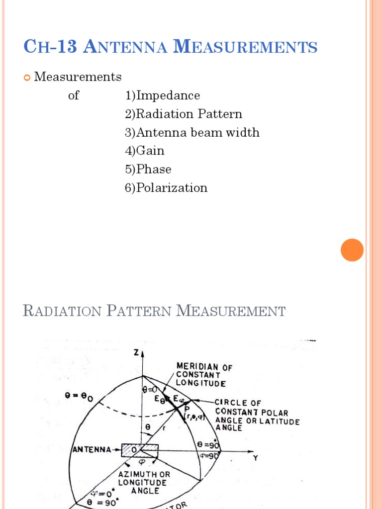 Antenna Measurement Techniques | PDF