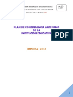 Plantilla - Plan de Contingencia Sismo (2) (1) 2016