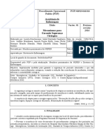 Procedimento para garantir segurança cirúrgica