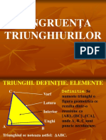 Triunghiuri Congruente