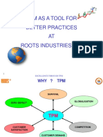 TPM as a Tool for Better Practices at Roots Industries Ltd