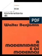 A Modernidade e Os Modernos - Walter Benjamin PDF