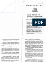 Actas de La Comision de Estudios Para Una Nueva Consittucion