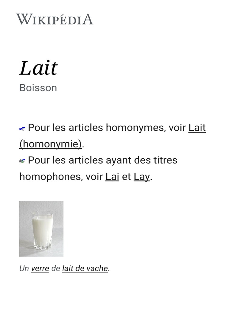 Tire-lait — Wikipédia