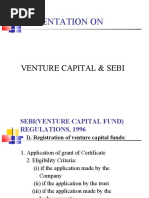 Presentation On: Venture Capital & Sebi