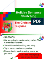 Holiday Sentence Stretching: The Christmas Surprise