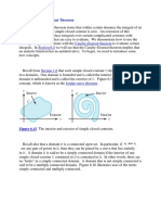 Cauchy-Goursat Theorem States Analytic Functions Integral Around Closed Contours Is Zero