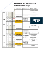 Calendarización 2017